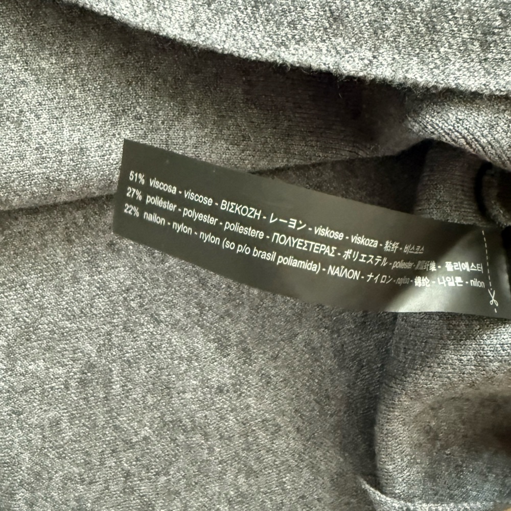 Zara Gray Knit Mini Skirt - Picture 5 of 5